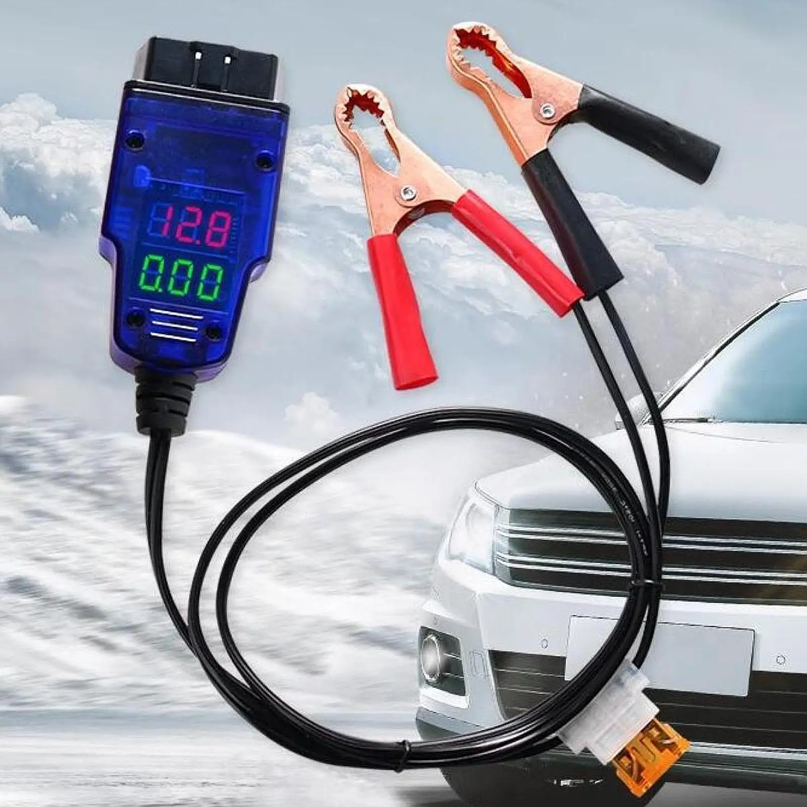 

Auto Memory Saver Emergency Power Cable Memory Saver Multiuse Fault Finding Leak Detection Battery Tool for Truck Spare Parts