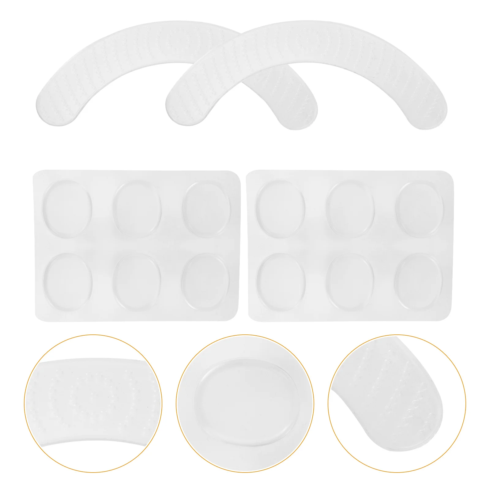 

14 Pcs Drum Stickers Mute Cushion Pad Damping Mats Dampeners Cushions for Silica Gel Pads Dampening