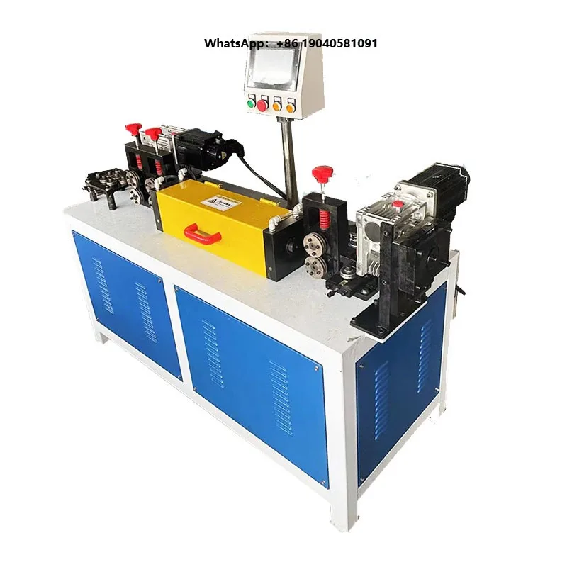 Wire Coil Straightener and Cutter Machine for Steel Bar Rebar PLC Controlled Automatic with 1.8-8.0mm Wire Diameter