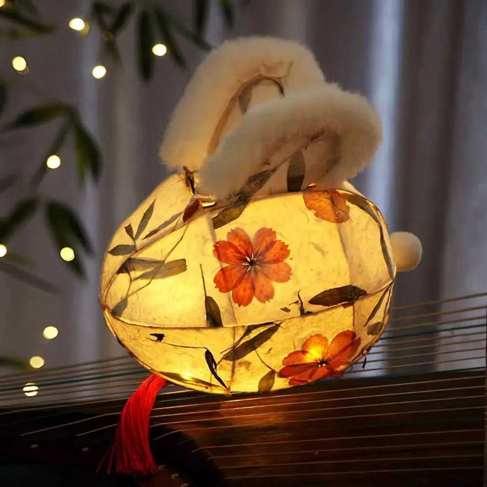 DIY Material Bag Mid-Autumn Festival Lantern Glowing Handmade Handheld Rabbit Lantern Chinese Style Geometry Shape