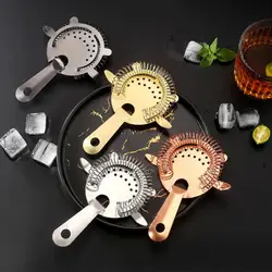 Stainless Steel Cocktail Strainer Bar Strainer Bar Sprung Cocktail Shaker Mixed Drink Bartender Professional Bar Tools