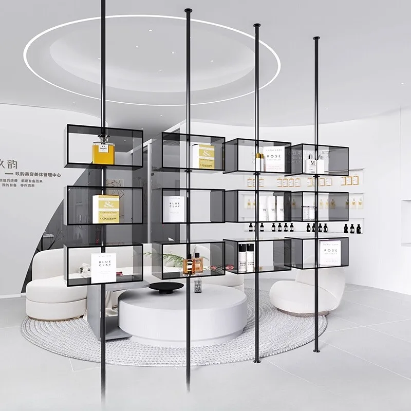 

Beauty shop light luxury display rack Beauty salon display cabinet Shoe store Clothing store Shoe bag Acrylic