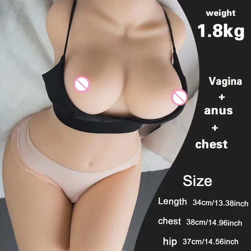 Male Masturbator Man Silicone Half Body Pussy Siliconedolls for Men Real Mens Wrist Artificial Vagina Sex Dolls Masturbation