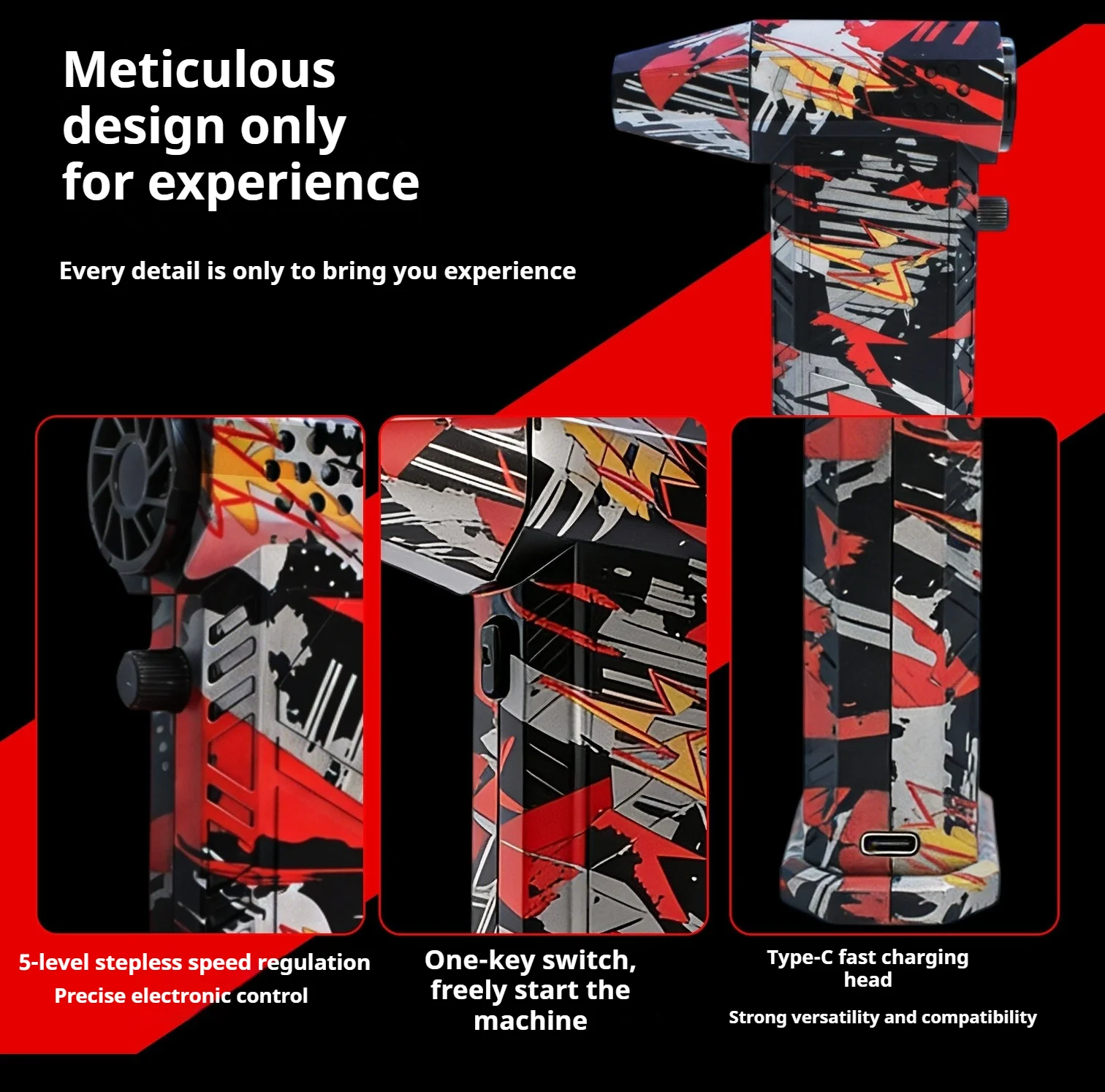 توربو مروحة X9 فراغ منظف الغبار 300000 دورة في الدقيقة فرش منفاخ الهواء 58 متر/الثانية الرياح توربو مروحة نفاثة المحمولة منفاخ الغبار الكهربائية #3