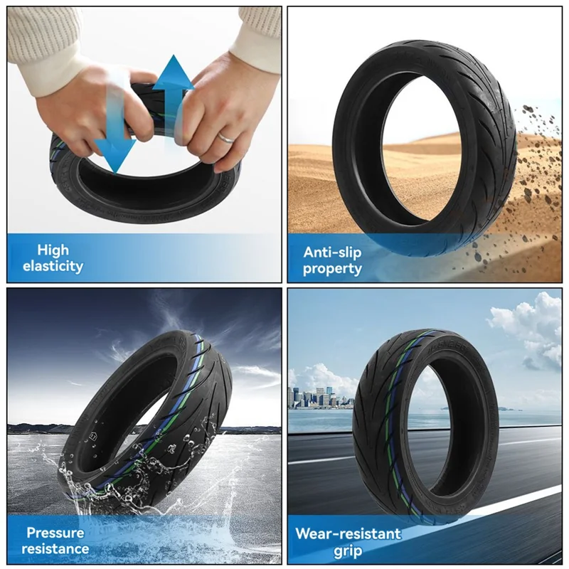 

A06F-Vacuum Tire For Ninebot P65 P100 Kickscooter-10 Inch Electric Scooter Wheel Rubber Tyre Tubeless CST 10.5X2.5