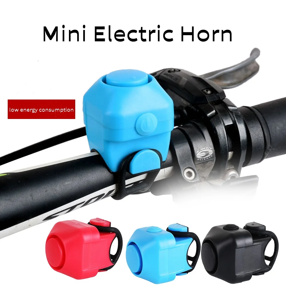 130 Db Bike Electronic Loud Horn Warning Safety Electric Bell Police Siren Bicycle Handlebar Alarm Ring Bell Cycling Accessories