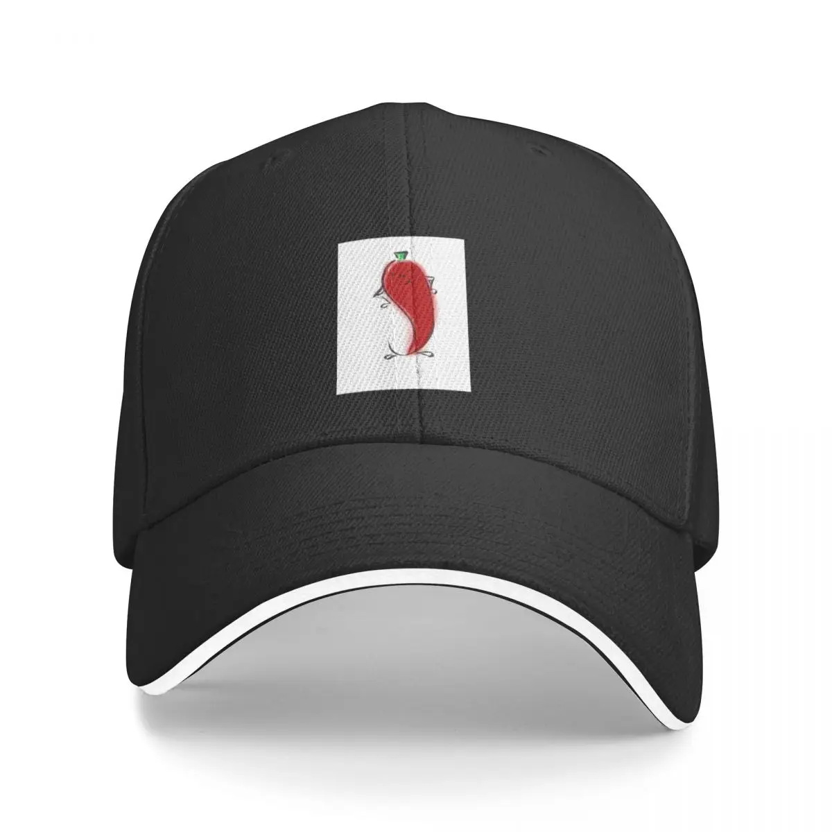 Happy Red Chilli Pepper Baseball Cap Golf Cap Military Tactical Cap Sunhat Beach Outing For Women 2025 Men's