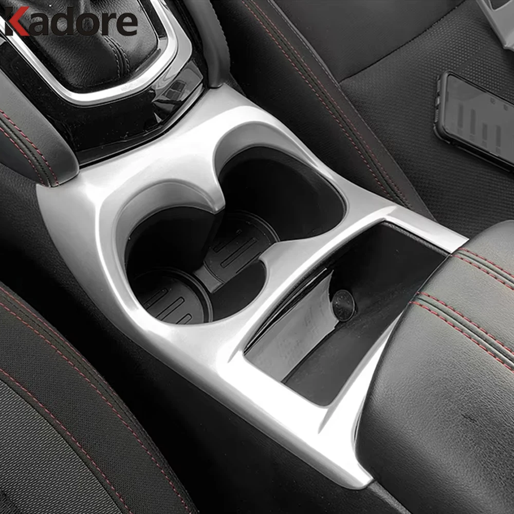 For Nissan Qashqai J11 2014 2015-2020 Front Water Holder Cup Cover Trim Drink Bottle Protetor Sticker Interior Car Accessories