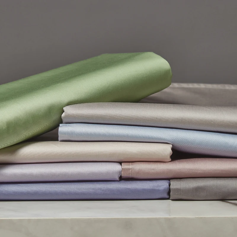 Organic 100% Egyptian Cotton Flat Sheet Solid Color Bed Sheets 800 Thread Count Bedding Sheet Bed Linen Single Queen King Size