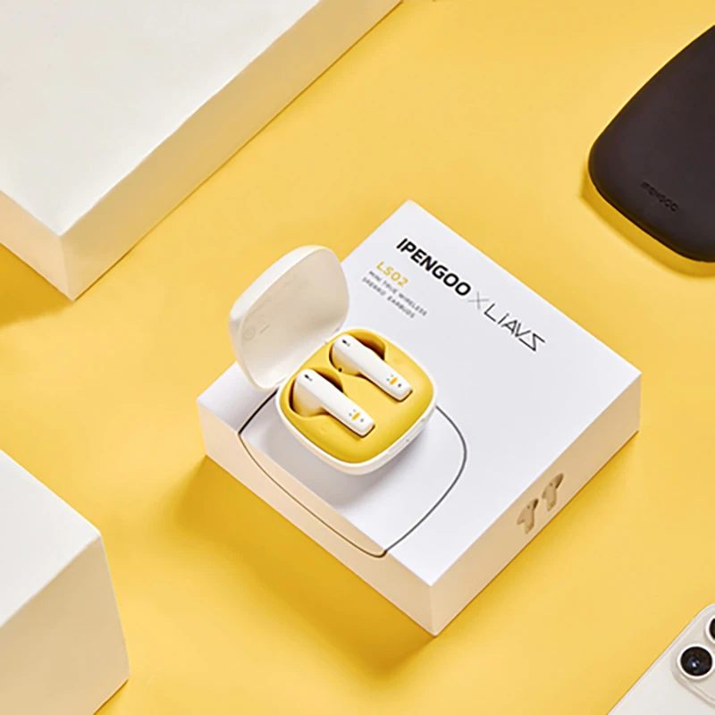 IPENGOO & LIAVS LS02 стерео TWS настоящие беспроводные наушники Bluetooth V5.0 водонепроницаемые 17,5 часов ожидания Мини 45 мм для игр музыки