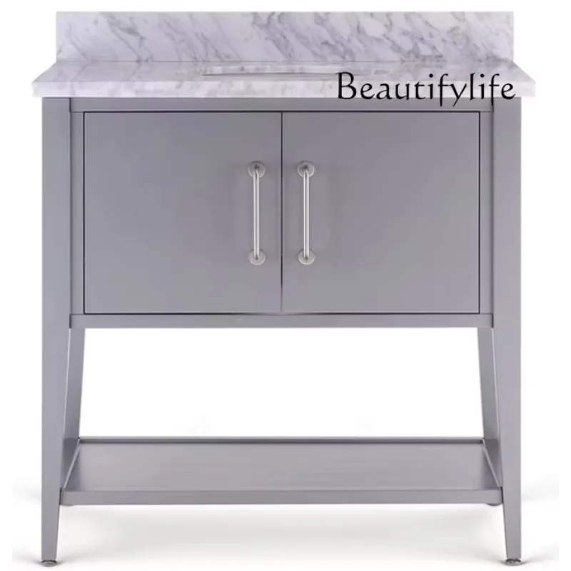 X Modern Nordic Light Luxury Bathroom Cabinet Fence Villa Hotel Clubhouse Small Apartment