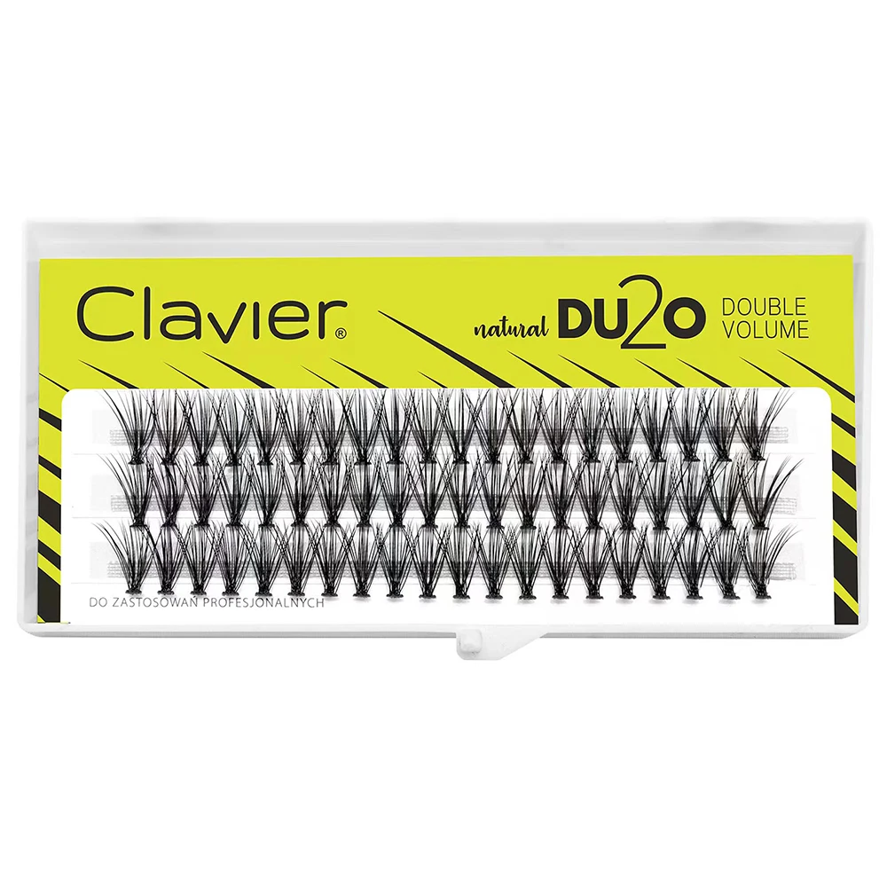 Clavier DU2O-ITS 20D Wimpern-Make-up, einzelne Wimpern, Cluster, natürliche Verlängerungen, falsche Wimpern, doppelt das Volumen – Detail 2