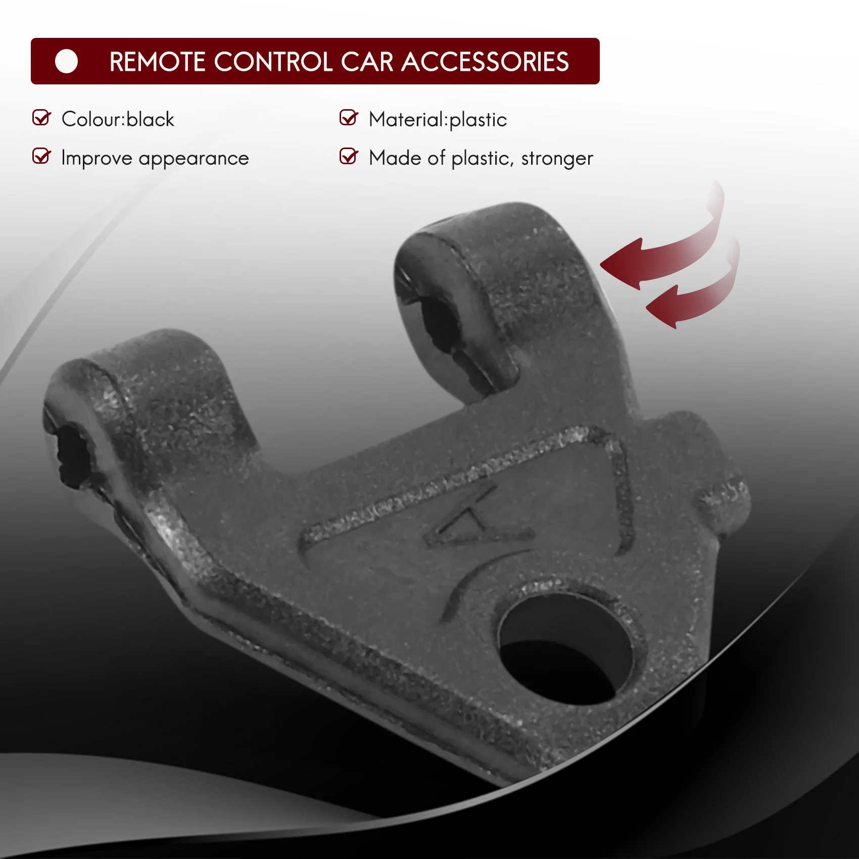 Y34A 4Pcs K989-42 Lower Swing Arm for K969 K979 K989 K999 P929 P939 1/28 Rc Car Spare Parts