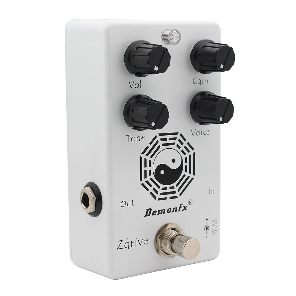 Demonfx-Pedal de efecto de guitarra Zdrivee de alta calidad, Boost Overdrive con True Bypass clon Zendrive