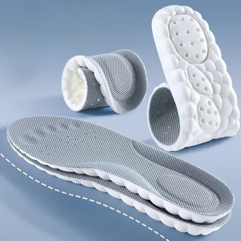 Cloud Feel Shock Absorbing Insoles, Unisex, Sweat Absorption Deodorant, Long Standing No Fatigue Breathable Sports Pads