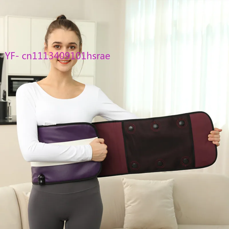 220V Far Infrared Heating Slimming Belt, Electric Shock Wave Vibration Massage Belt for Abdominal Fat Reduction