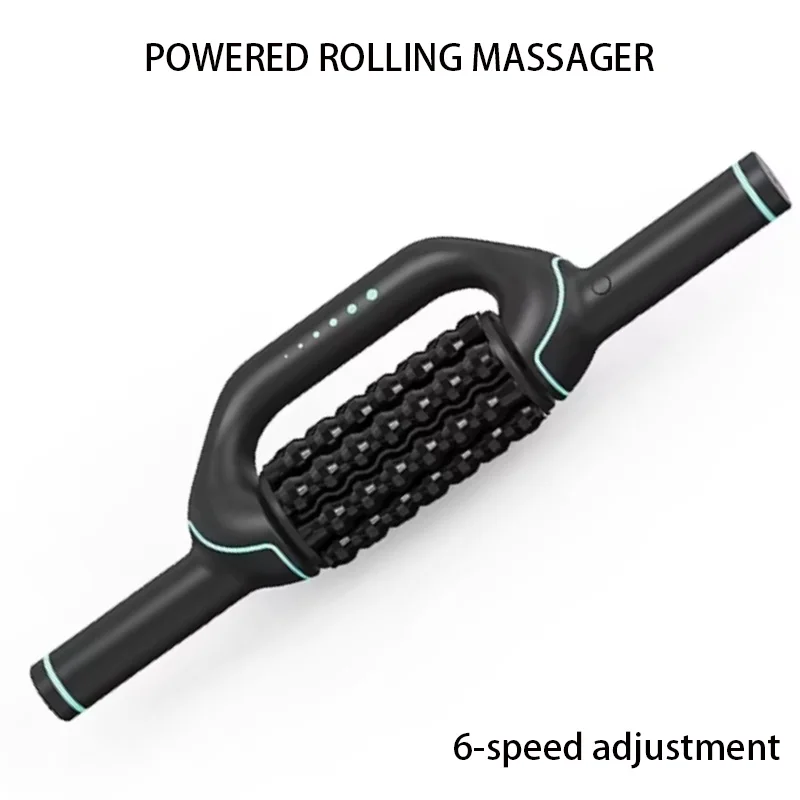 

Rolling Percussion Massager with Hands-Free Base for Full Body Soothing, Deep Tissue and Muscle Recovery