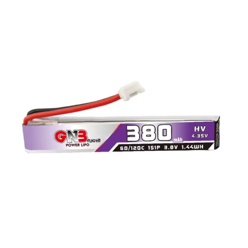 1-10Pcs GNB 1S 380mAh 3.8V Max 120C HV Lipo Battery PH2.0 for US65 UK65 Inductrix Beta65S URUAV UR65 Mobula 7 Tiny Whoop Drone