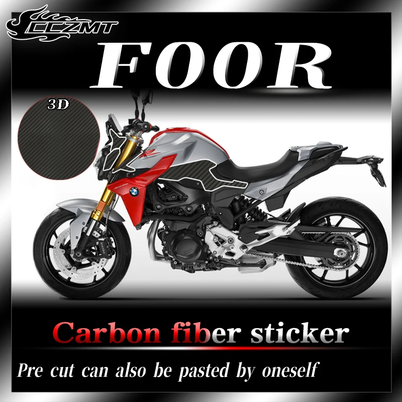 

For new BMW F900R stickers carbon fiber stickers body 3D protective film decoration modification