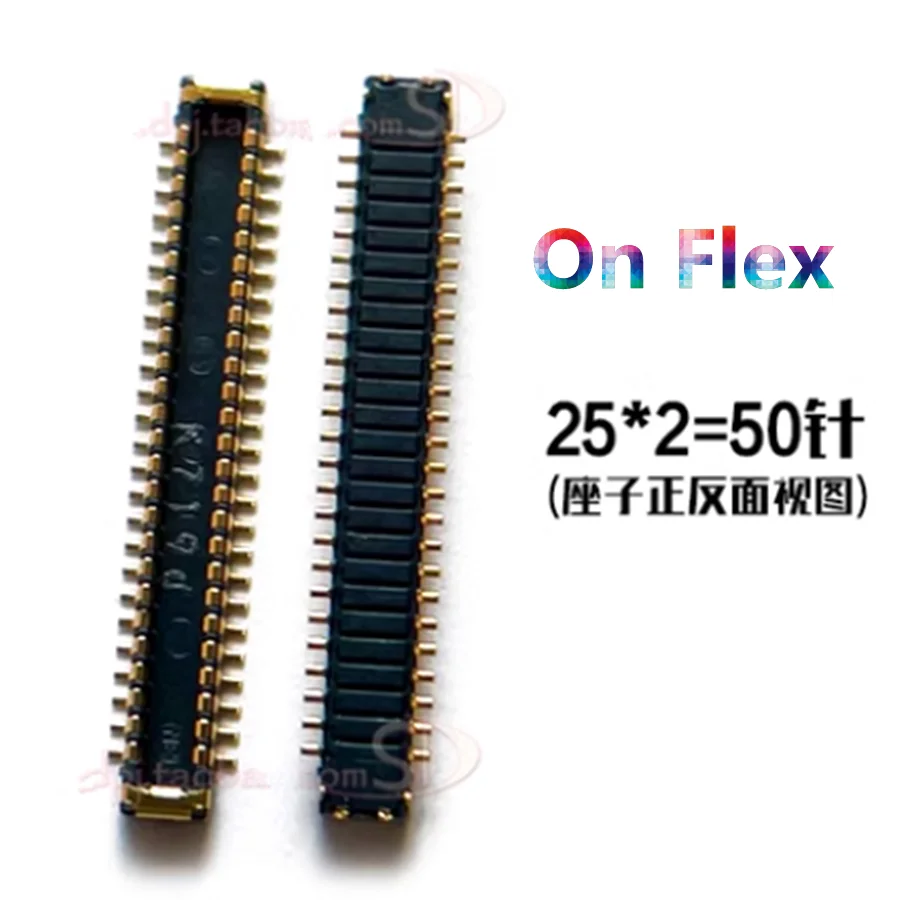 10-100pcs USB Charging Port FPC connector For Huawei Mate10 pro Mate20 charger Logic on motherboard mainboard flex cable 50Pin