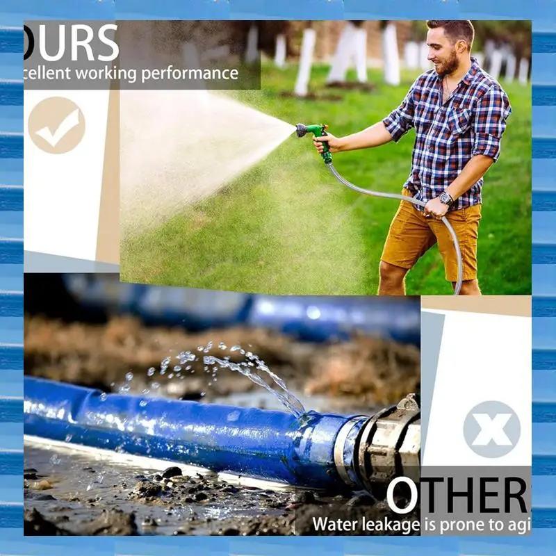 AT53 Steel Wire Flexible Tubing With Fasteners PVC High Pressure Drain Hose Tube Pond Tubing Clear Wire Reinforced For Pond