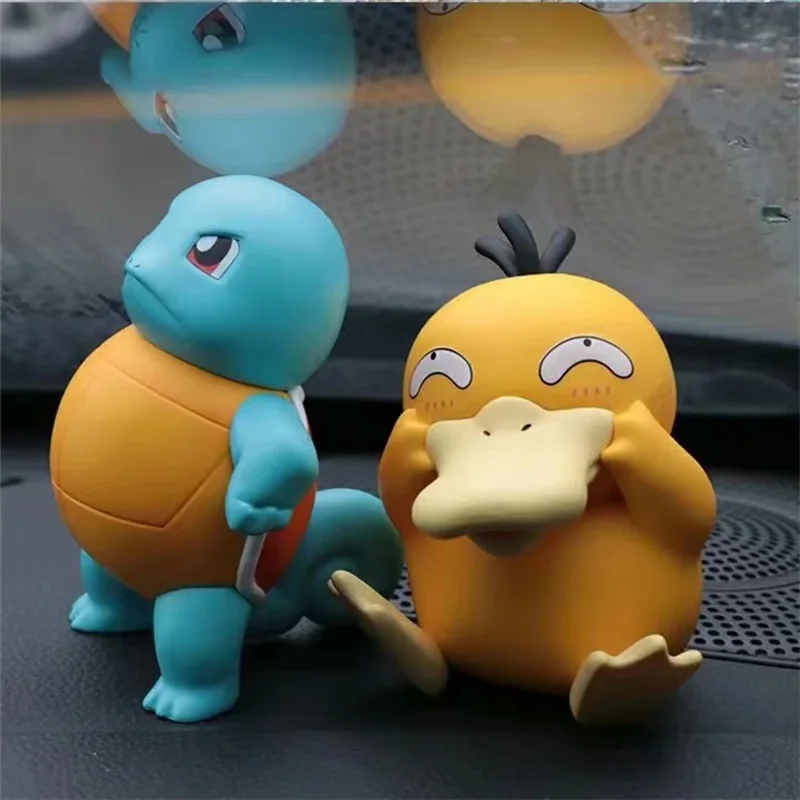 miniso-pokemon-dos-desenhos-animados-pvc-modelo-carro-ornamento-kawaii-pikachu-johnny-tartaruga-decoracao-de-mesa-presente-aniversario