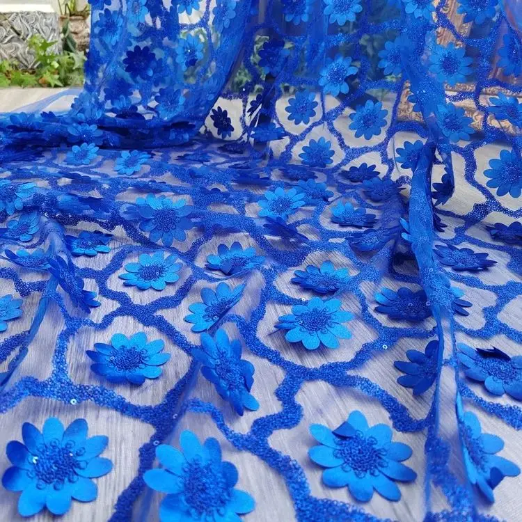 

Высококачественная сетчатая ткань с лазерной 3D вышивкой и блестками, африканская кружевная ткань, нигерийская швейцарская кружевная ткань, ткань для свадебного платья