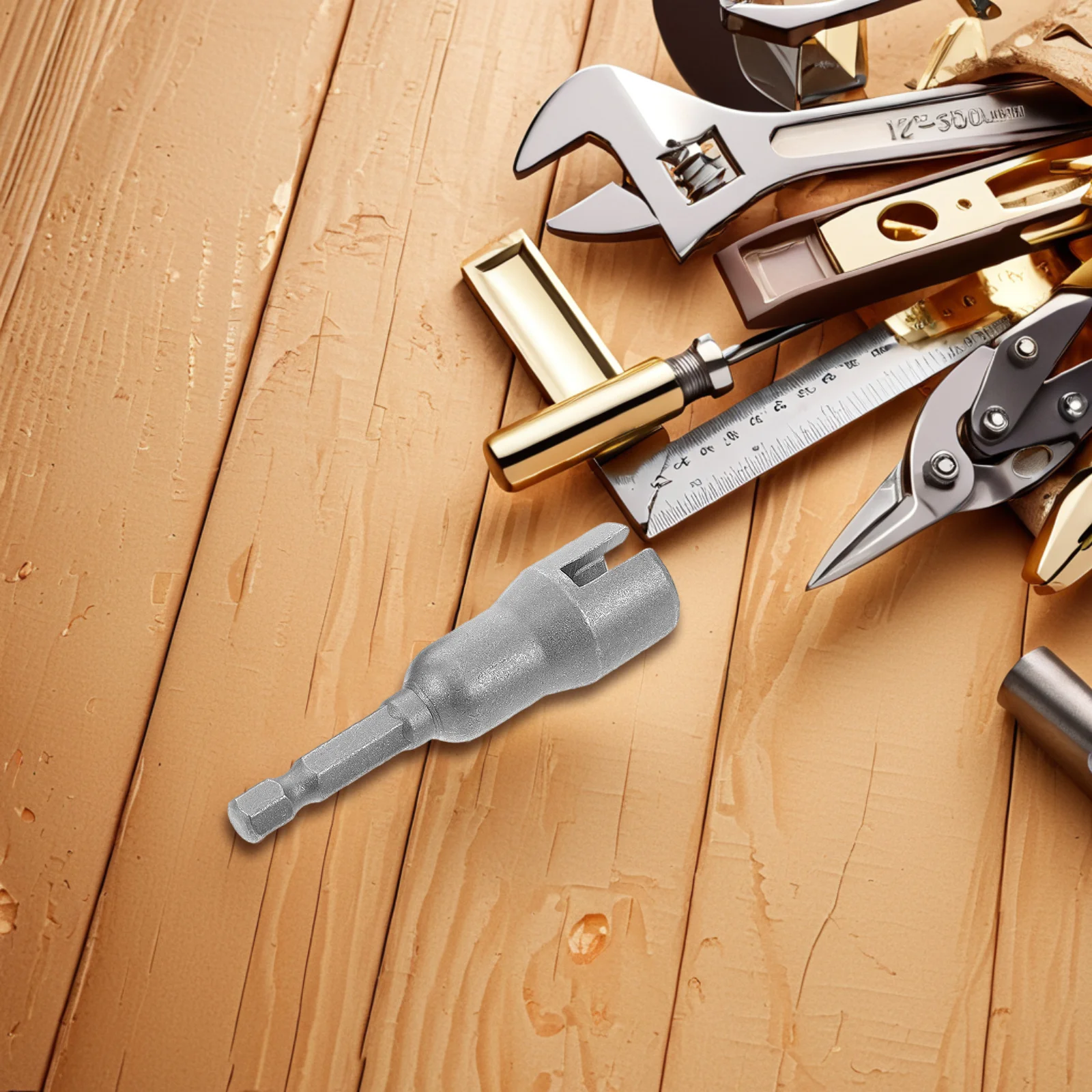 

2Pcs Butterfly Bolt Socket Wrench Precision Crafted Hexagonal Wing Nut Driver for Shutters Furniture Portable Power Tool Adapter