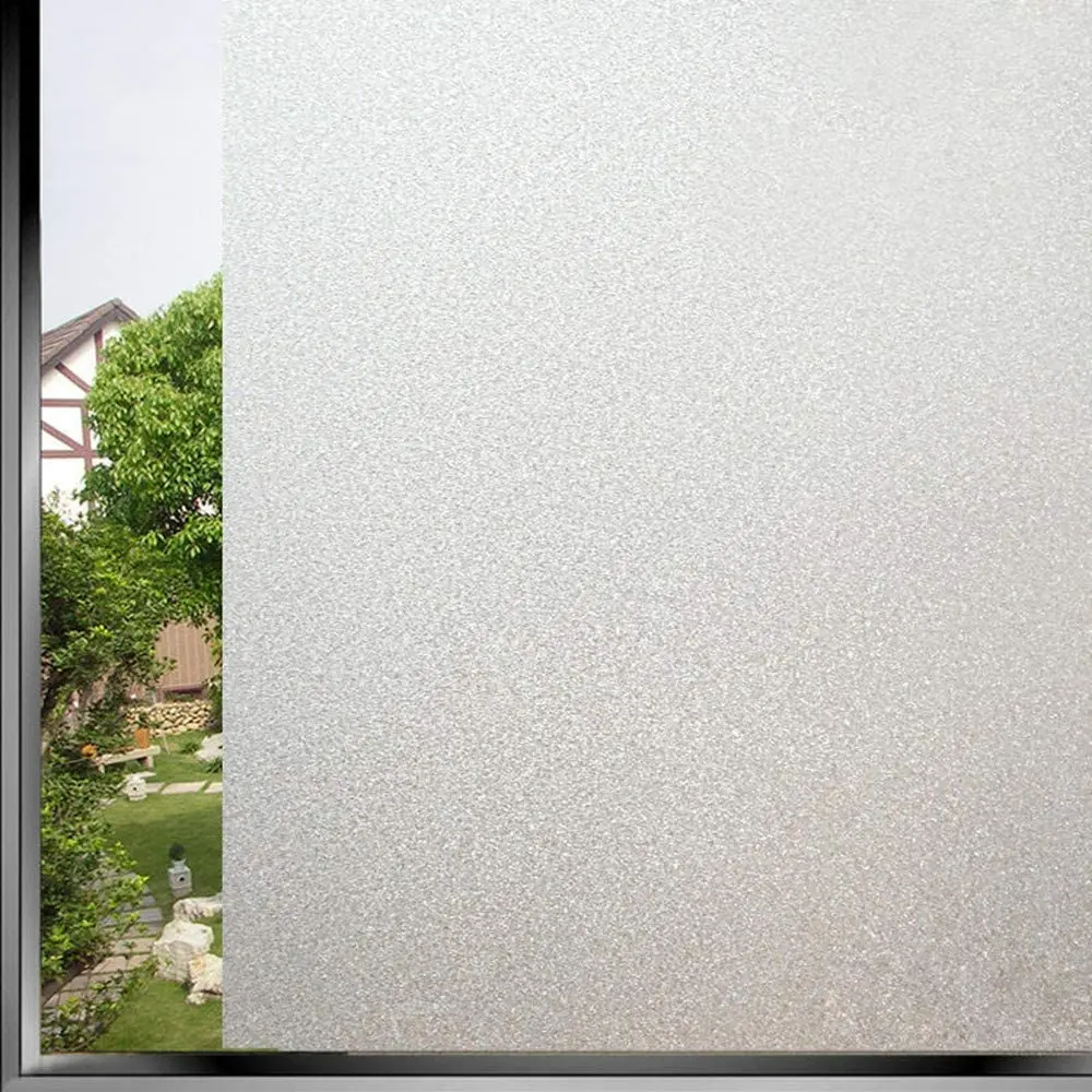 Frosted Film Glass Window Sticker Static Clings Non Adhesive Opaque Vinyl Decorative Custom Stickers Frost Glass Film
