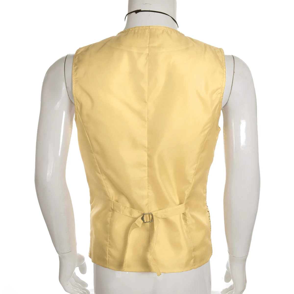 Men Blazer Vests Waistcoat Fashion Sequins Solid Color V Neck Sleeveless Buttons Suit Blazer Slim Formal Vests Business Wedding