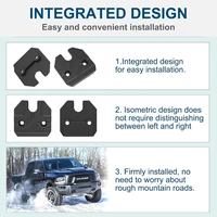 Kit de reparación de visera solar para RAM 1500 2019-2023, 2 paquetes de clip de visera solar para camiones, clip de visera de aleación de aluminio-ABWY