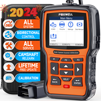 FOXWELL NT510 Elite OBD2 Scanner All Systems Car Diagnostic Tool Bi-Directional Code Reader Reset Services One Free Car Brand