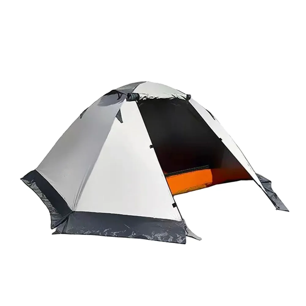 double layer four-season hiking outdoor thickened rainproof camping tent