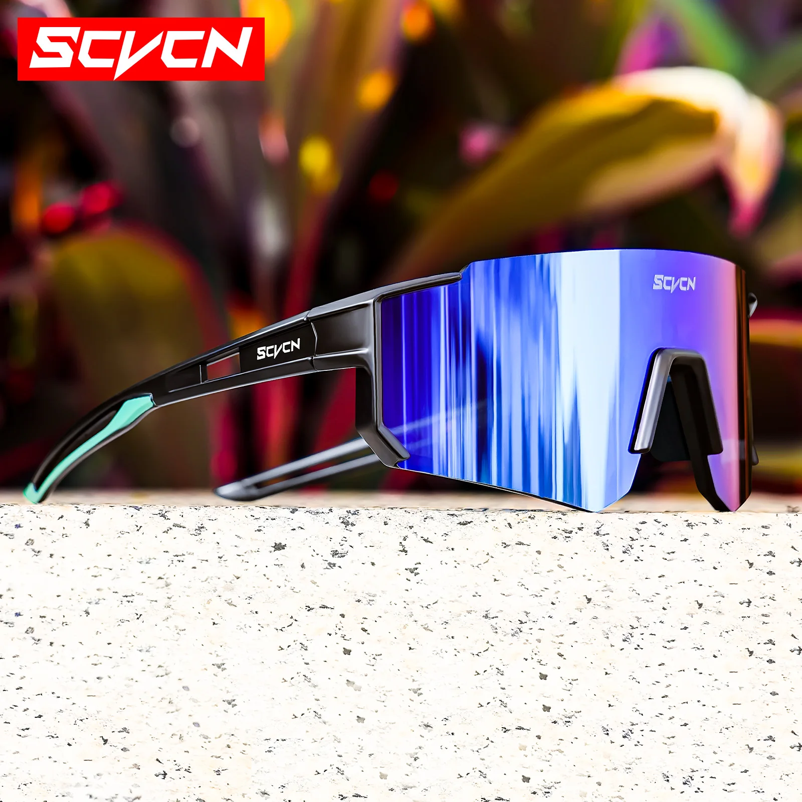 SCVCN Cycling Sunglasses Men Road Driving Bike Glasses Outdoor Sports Mountain Climbing Women Bicycle UV400 Cycling Goggles New