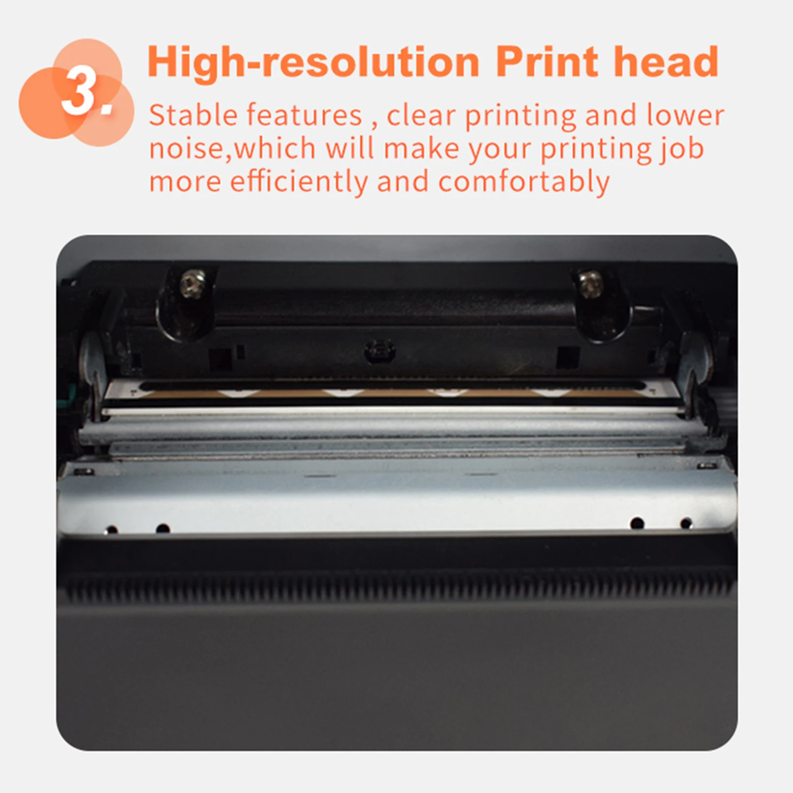 POS-8370 Thermal Receipt Printer 80mm USB/LAN 220mm/s Fast Print with Auto Cutter for Retail Restaurant Cafe Business POS System