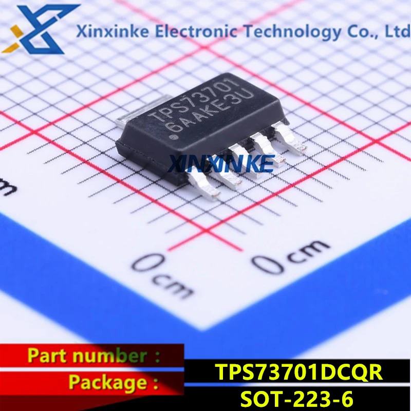 

TPS73701DCQR SOT-223-6 Mark:TPS73701 LDO Voltage Regulators 1.0A LDO Regulator Low Dropout Regulators Power Management ICs