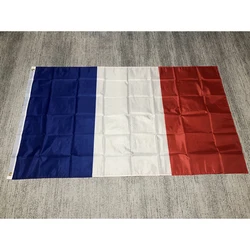 Bandiera della francia 90*150cm 3 x5fts Banner appeso in poliestere di alta qualità bandiera nazionale della francia per la decorazione domestica bandiera francese