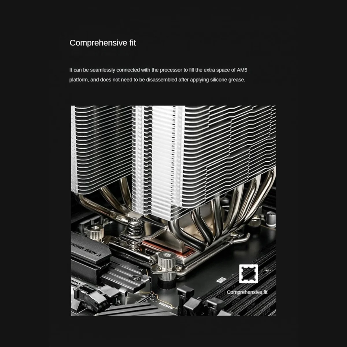

BISM1 Deepcool термопаста защита AM5 охладитель процессора броня для 7950X 7900X 7700X 7600X чипы крышка радиатора