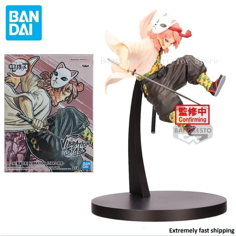 In Stock BANDAI Original Demon Slayer  BANPRESTO VIBRATION STARS Sabito  Anime Model Gift Collect Figure