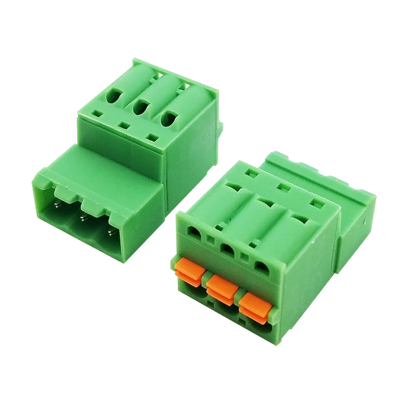 100PIN 2EDGKDR 5.08MM 2P 3P PCB CONNECTOR PLUG-IN TERMINAL BlOCK KF2EDGKDR  FKIC2.5/-ST-5.08 PHOENIX CONTACT BLF5.08/180B