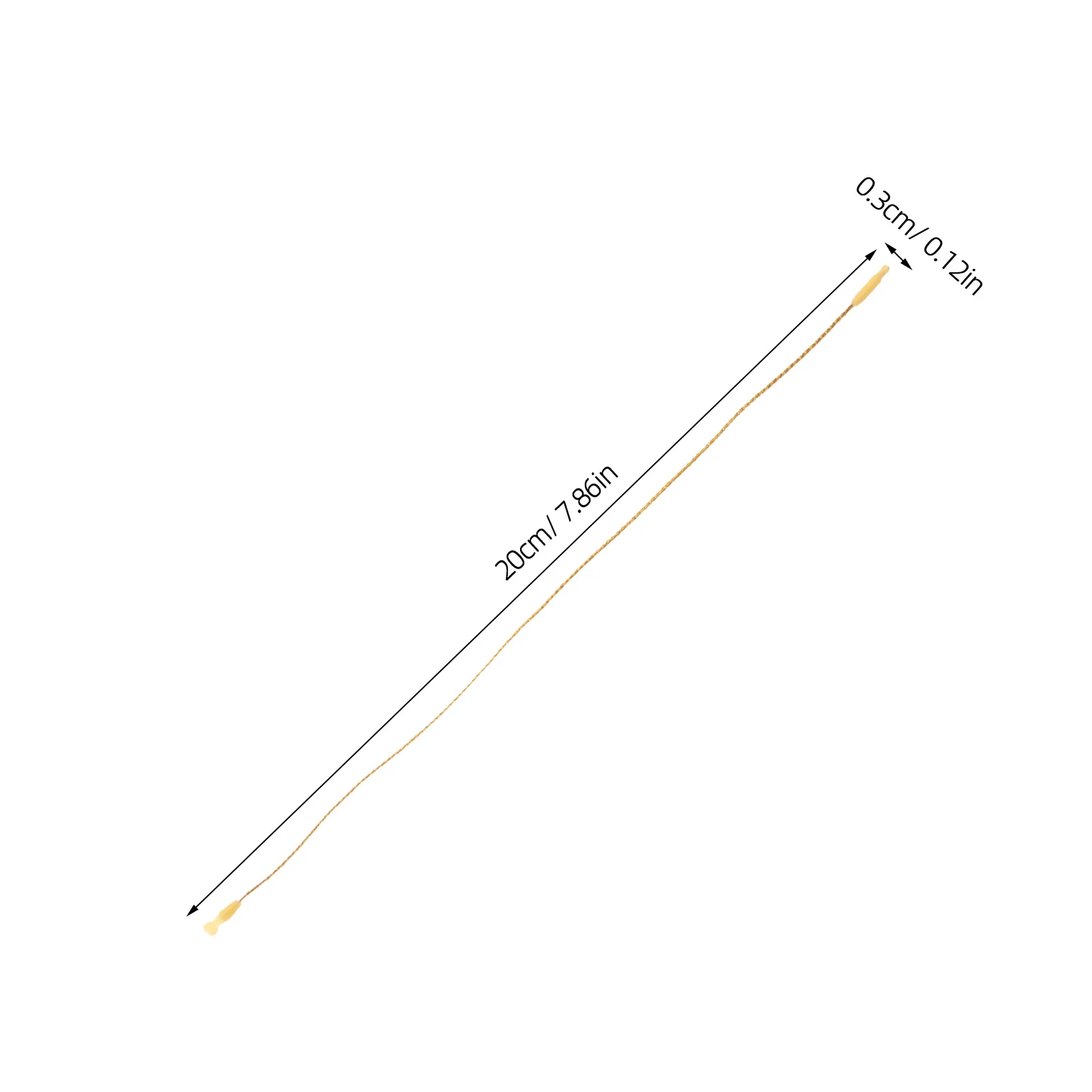 100pcs Christmas Ornament Hooks Snap Fastener Precut Hanging Ropes For Holiday Party Decoration Golden Fading-Resistant