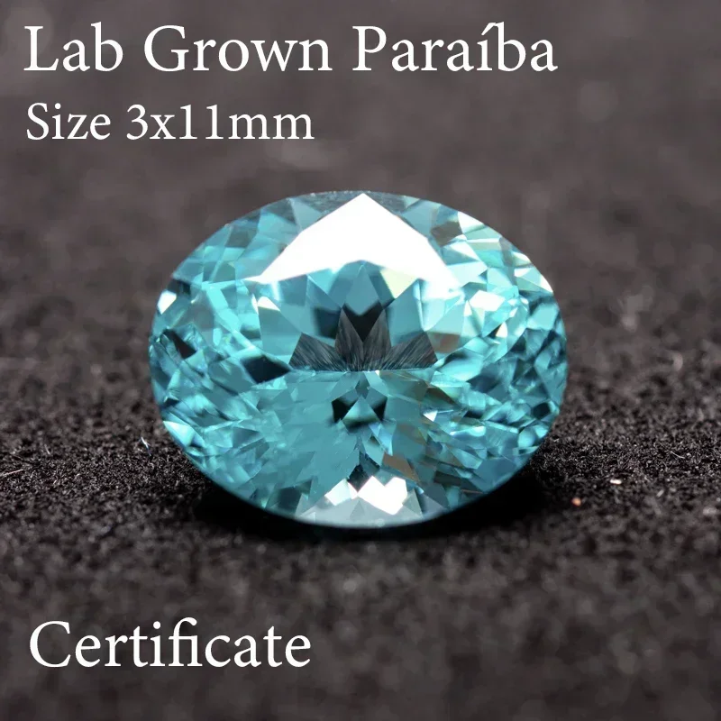 

Оптовая продажа, выращенный в лаборатории сапфир, яйцо Параиба, размер 3x11 мм, VVS1, подвески, сделай сам, усовершенствованные материалы для изготовления ювелирных изделий, выбор AGL Cer