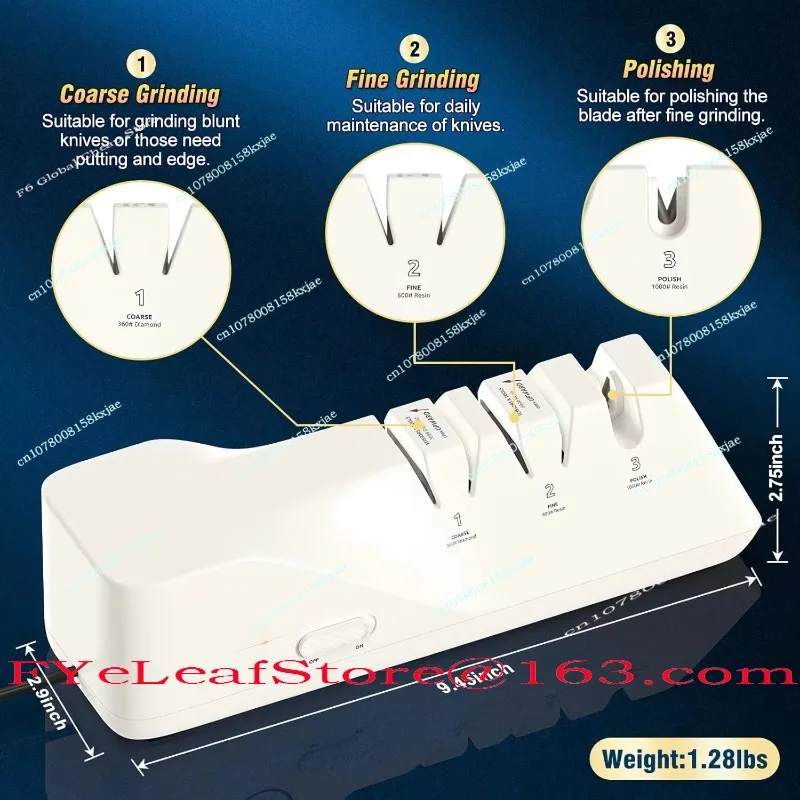 

Three-stage tungsten steel manual ceramic scissors electric knife sharpener