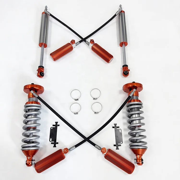 Off-Road Nitrogen Suspension Kits for    Patrol Y62 Double Hose 3'' Lift Shock Absorbers for Front Rear Position