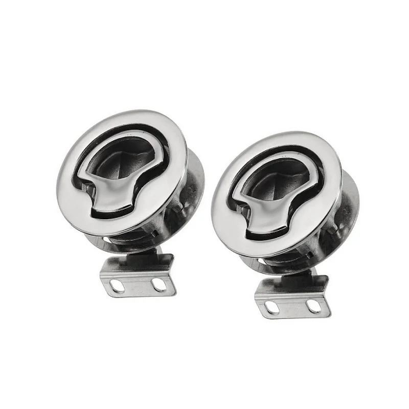 

2PCS 2 inch Stainless Steel 316 Boat Slam Flush Latch High Mirror Polishing Marine Sailboat Hatch Deck Hardware