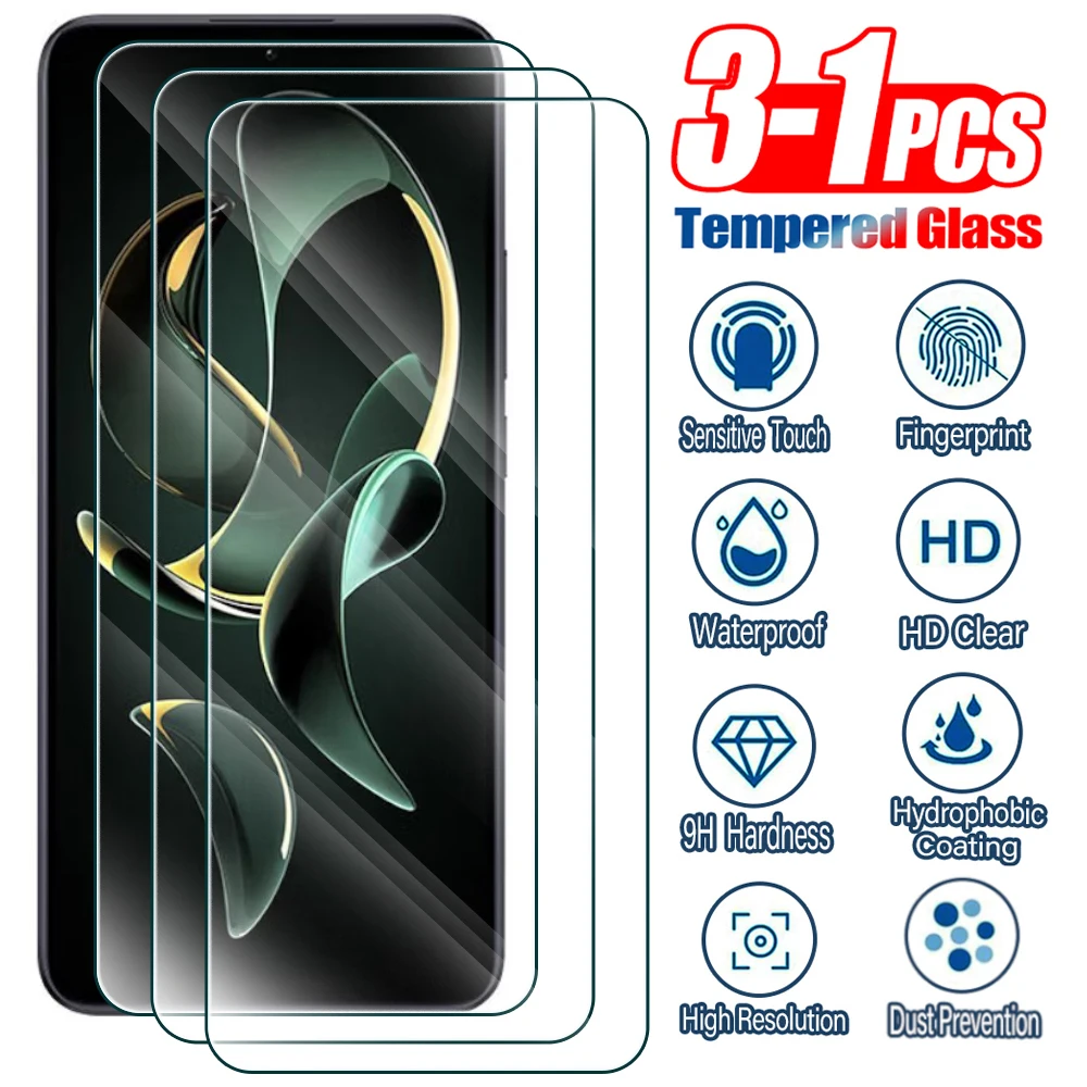 3-1Pcs Tempered Glass Film for Redmi K20 K30 K40 K50 K60 K70 Pro K70E Screen Protective Glass