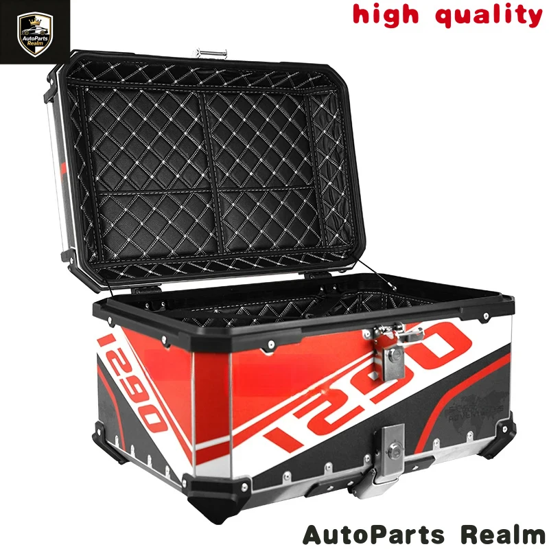 Hot Selling ProductsHigh Quality 65L Decal Motorcycle Quick-Release Trunk Lage Hot Selling