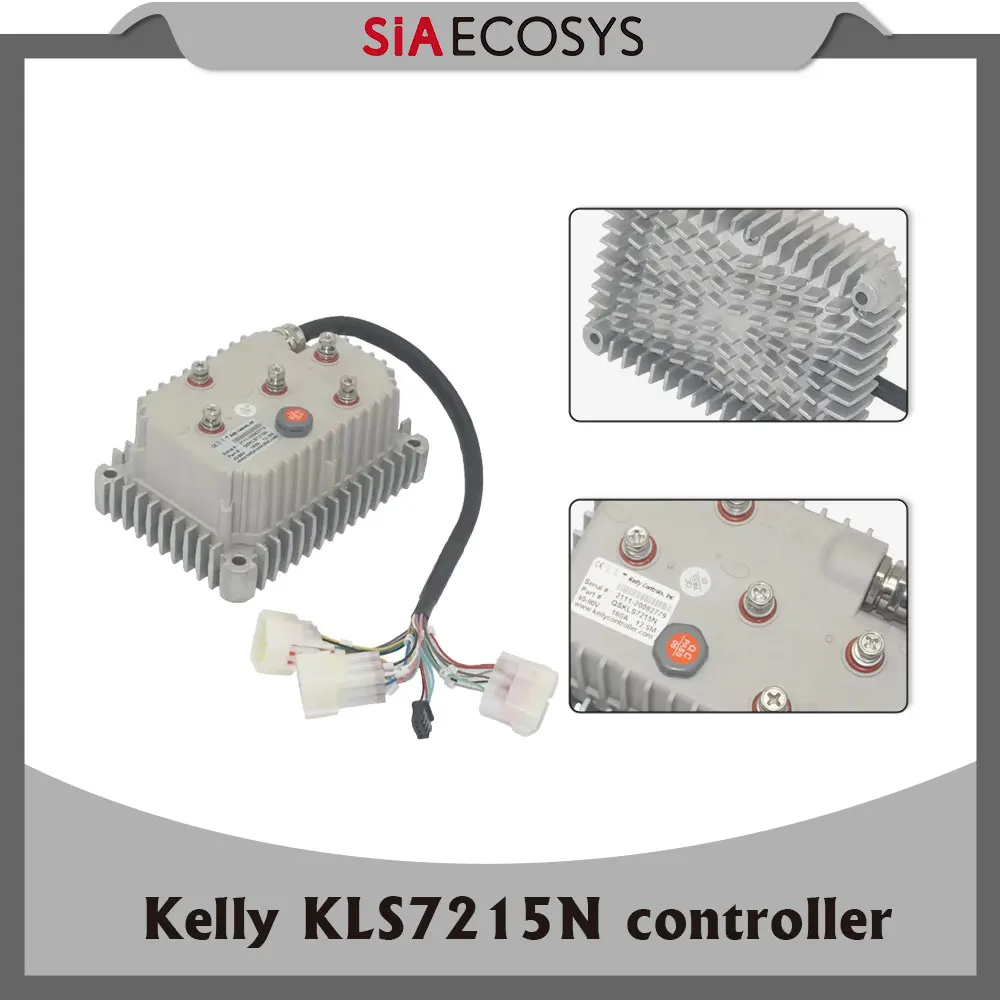

Kelly KLS7215N 30V-72V 1500W SINUSOIDAL BRUSHLESS MOTOR CONTROLLER for Electric Motorcycle E-Scooter