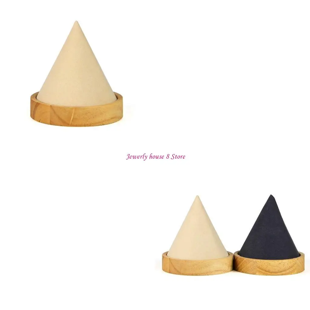 

Деревянный браслет в форме конуса, браслет, ножная цепочка, подставка для ювелирных изделий, кольцо, держатель для часов, для