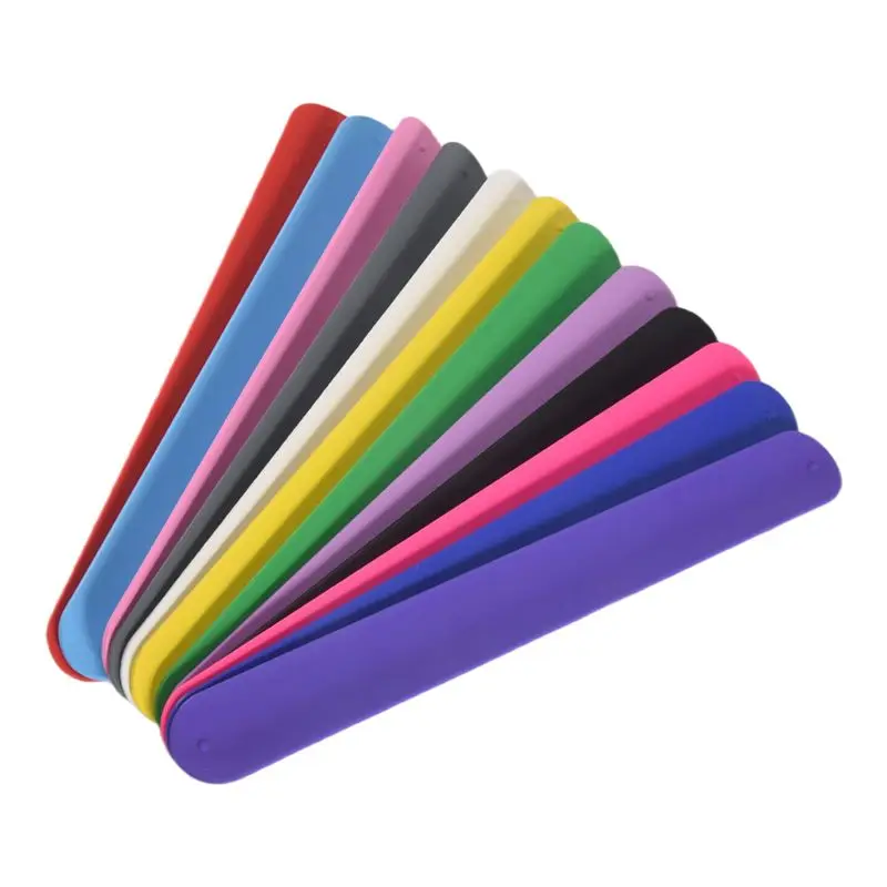 N10R-12PCS Poster Holder Paper Roll Holder Stabilizer Slap Bands For Storage Organization